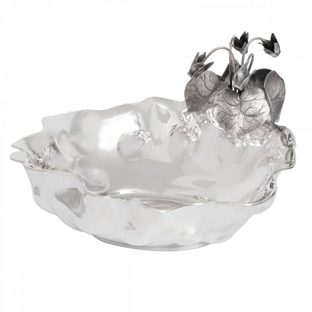 Fructiera obiecte argint masiv model floral